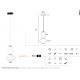 Pendule, Lustre suspendate - Lustra LED moderna design deosebit AKIKO
