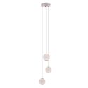Lustra cu 3 pendule LED design modern NOBILE