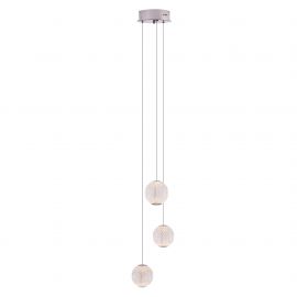 Lustra cu 3 pendule LED design modern NOBILE