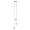 Lustra cu 3 pendule LED design modern NOBILE