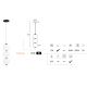 Pendule, Lustre suspendate - Lustra, Pendul LED design modern TAMA