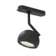 Spoturi, Proiectoare pe sina - Spot LED directionabil pentru sina trifazata MAXLIGHT, HOSHI negru