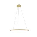 Lustra suspendata LED dimabila design modern QUEEN auriu periat, 50cm
