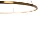 Candelabre, Lustre - Lustra suspendata LED dimabila design modern QUEEN auriu periat, 50cm