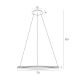 Candelabre, Lustre - Lustra suspendata LED dimabila design modern QUEEN auriu periat, 70cm