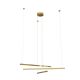 Pendule, Lustre suspendate - Lustra LED dimabila design modern TRIO 3 auriu periat