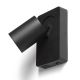 Aplice cu Spot - Aplica perete minimalista cu Spot orientabil VOLTERA negru