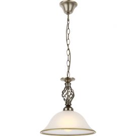 Pendule, Lustre suspendate - Lustra, Pendul clasic diam.30cm, finisaj brass antique, Odin