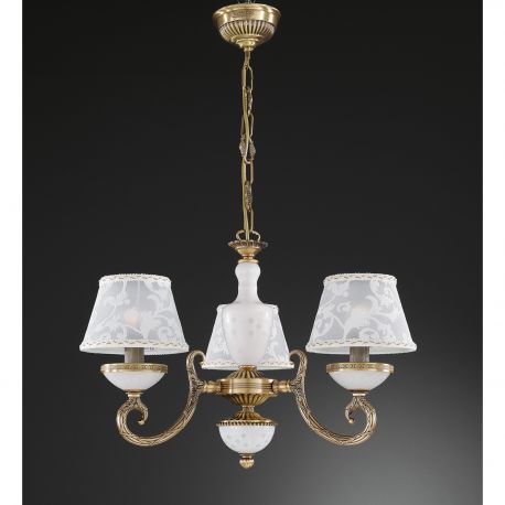 Candelabre, Lustre - Candelabru 3 brate design italian din alama 8280