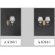 Candelabre, Lustre - Candelabru 3 brate design italian din alama 8280