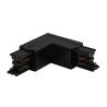 Accesoriu, Conector negru L-CONNECTOR pentru sina trizazata TRACK ZZ
