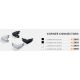 Accesorii iluminat - Accesoriu, Conector negru L-CONNECTOR pentru sina trizazata TRACK ZZ
