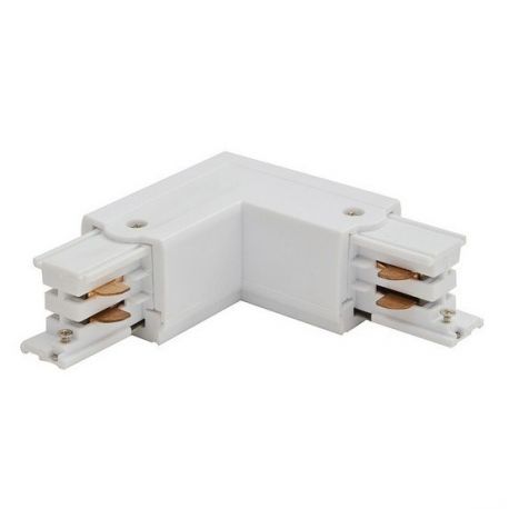 Accesorii iluminat - Accesoriu, Conector alb L-CONNECTOR pentru sina trizazata TRACK ZZ