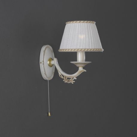 Aplice, corpuri de iluminat pentru pereti - Aplica de perete clasica design italian din alama 9690