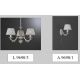 Candelabre, Lustre - Candelabru clasic cu 3 brate design italian din alama 9690