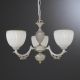 Candelabru clasic cu 3 brate design italian din alama 9681