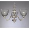 Candelabru cu 3 brate design italian din alama 9851