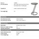 Masute Living - Masuta auxiliara design LUX Falcone Gunmetal