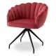 Scaun pivotant design elegant LUX Luzern, Savona faded red