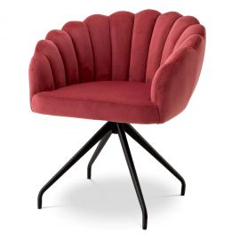 Scaune - Scaun pivotant design elegant LUX Luzern, Savona faded red