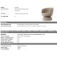 Scaune - Scaun pivotant design elegant LUX Liberty, Lyssa sand