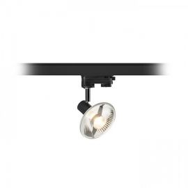 Proiectoare LED spatii comerciale - Spot pe sina pentru sinele trifazate EUTRAC, TRICA GU10 negru