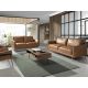 Canapele - Canapea 2 locuri eleganta, design LUX Buffalo brown