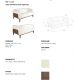 Canapele - Canapea 2 locuri eleganta tapitata in piele alba, design LUX Arawan