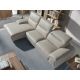 Coltare - Coltar LUX cu sezlong stanga design italian Serena