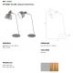 Veioze - Lampa de masa eleganta design minimalist Steel