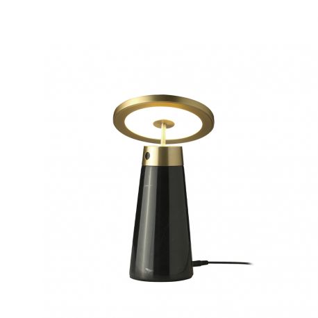 Veioze - Veioza, Lampa de masa design LUX LED dimabil Marquina marble black