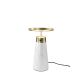 Veioze - Veioza, Lampa de masa design LUX LED dimabil Calacatta marble white