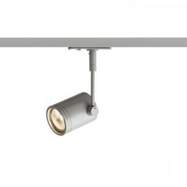 Proiectoare LED spatii comerciale - Spot pe sina pentru sinele monofazate 1F-TRAC, BEEBA I GU10 gri argintiu