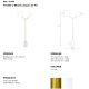Lampadare - Lampadar, Lampa de podea eleganta design minimalist Golden