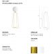 Lampadare - Lampadar, Lampa de podea eleganta design minimalist Golden