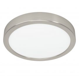 Plafoniere - Plafoniera LED dimabila design modern FUEVA 5 nichel mat, diametru 21cm, 3000K