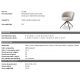 Scaune - Scaun pivotant design elegant LUX Masters, Clarck sand