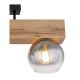 Plafoniere - Plafoniera cu 3 surse de iluminat design modern Moitas negru, maro