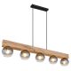 Pendule, Lustre suspendate - Lustra suspendata design modern Moitas negru, maro