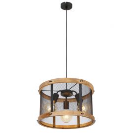 Pendule, Lustre suspendate - Pendul design industrial Jeanie negru, maro
