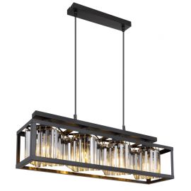 Pendule, Lustre suspendate - Lustra suspendata design modern Mathilde negru mat