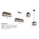 Pendule, Lustre suspendate - Pendul design modern Mathilde negru mat