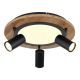 Plafoniere - Plafoniera LED cu 3 spoturi directionabile design industrial Kassu 40cm