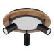 Plafoniere - Plafoniera LED cu 3 spoturi directionabile design industrial Kassu 40cm