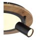 Plafoniere - Plafoniera LED cu 3 spoturi directionabile design industrial Kassu 40cm
