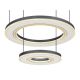 Pendule, Lustre suspendate - Lustra LED suspendata cu telecomanda design modern Blasius negru, alb
