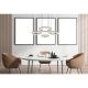 Pendule, Lustre suspendate - Lustra LED suspendata cu telecomanda design modern Blasius negru, alb 100cm