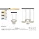 Pendule, Lustre suspendate - Lustra LED suspendata cu telecomanda design modern Blasius negru, alb 100cm