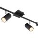 Pendule, Lustre suspendate - Lustra cu 6 spoturi directionabile design modern ROBBY negru mat
