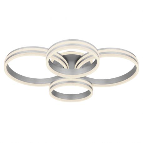 Plafoniere - Plafoniera LED dimabila cu telecomanda design modern Rubio gri